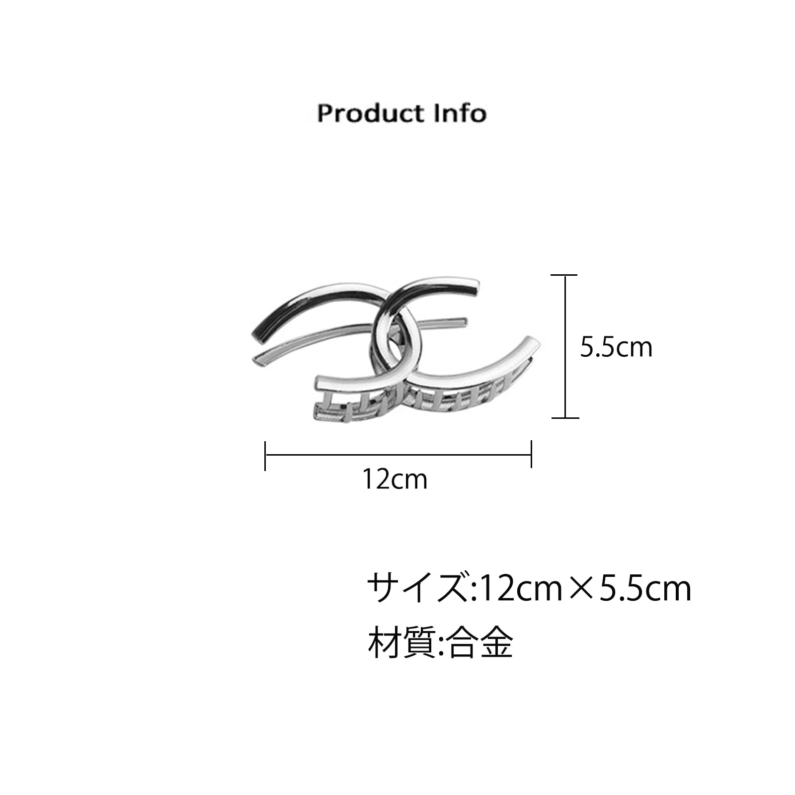 CHANEL ヘアクリップ 約5.5cm CHANEL ヘアクリップ 約5.5cm